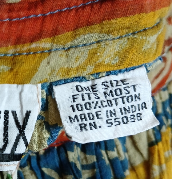 Vintage Colorful Boho Broomstick Skirt - Picture 5 of 6